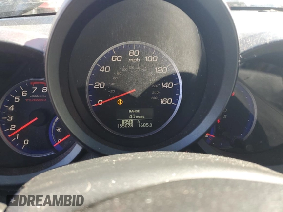 2011 Acura RDX with VIN 5J8TB1H2XBA008298, listed as a Copart auction lot 49531025 with 155,028 mi miles and Salvage title. Bid and sale history available at DreamBid. Image 9.