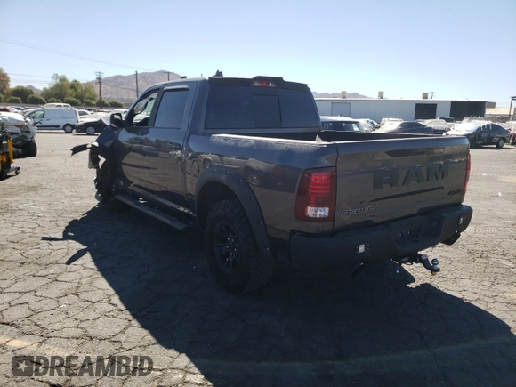 2018 Ram 1500 Rebel with VIN 1C6RR7YT1JS161619, listed as a Copart auction lot 60226061 with 49,567 mi miles and Salvage Title. Bid and sale history available at carsss.com. Image 3.