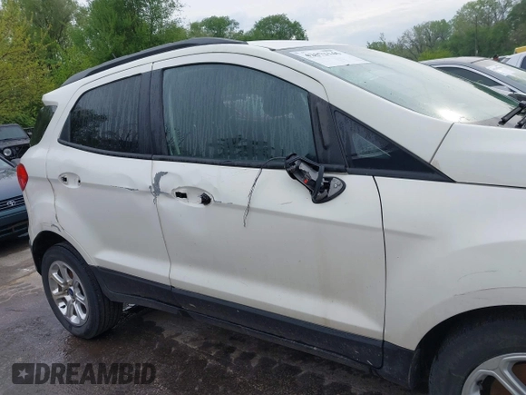 2019 Ford EcoSport SE with VIN MAJ3S2GE7KC290961, listed as a IAAI auction lot 42073145 with 156,178 mi miles and . Bid and sale history available at DreamBid. Image 6.