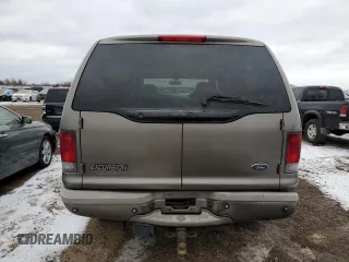 2003 Ford Excursion Limited z VIN 1FMNU43S53EA80400, wystawiony jako Copart lot #88481675 z przebiegiem 177 274 mil mil oraz Szkody całkowita. Historia ofert i sprzedaży dostępna na DreamBid. Obrazek 6.