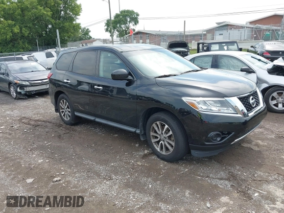 2014 Nissan Pathfinder S with VIN 5N1AR2MMXEC618625, listed as a IAAI auction lot 42794491 with 203,581 mi miles and . Bid and sale history available at DreamBid. Image 1.