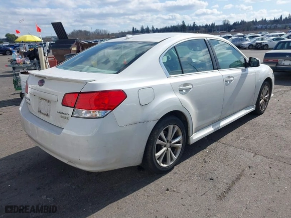 2013 Subaru Legacy 2.5i Limited with VIN 4S3BMBK69D3045047, listed as a IAAI auction lot 41756652 with 186,584 mi miles. Bid and sale history available at carsss.com. Image 4.