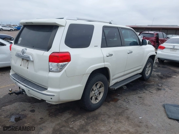 2010 Toyota 4Runner SR5 with VIN JTEZU5JR3A5012665, listed as a IAAI auction lot 41380625 with 603,729 mi miles. Bid and sale history available at carsss.com. Image 4.