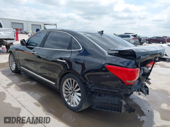 2016 Hyundai Equus Signature with VIN KMHGH4JHXGU101564, listed as a IAAI auction lot 42210676 with 117,052 mi miles and . Bid and sale history available at DreamBid. Image 3.