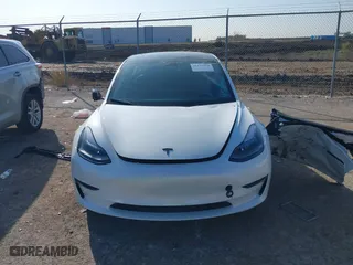 2023 Tesla Model 3 with VIN 5YJ3E1EA2PF500923, listed as a IAAI auction lot 41115550 with 1 mi miles. Bid and sale history available at carsss.com. Image 13.