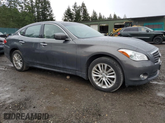 2012 Infiniti M37 with VIN JN1BY1AR6CM394379, listed as a Copart auction lot 78498024 with 91,672 mi miles and Salvage Title. Bid and sale history available at carsss.com. Image 4.