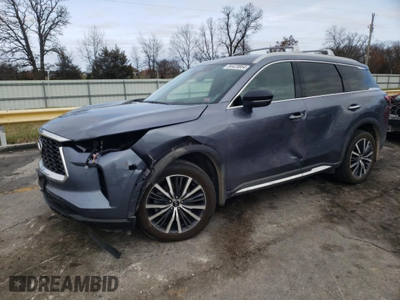 2023 Infiniti QX60 SENSORY with VIN 5N1DL1GS8PC354696, listed as a Copart auction lot 84423854 with 26,042 mi miles and Salvage Title. Bid and sale history available at carsss.com. Image 1.