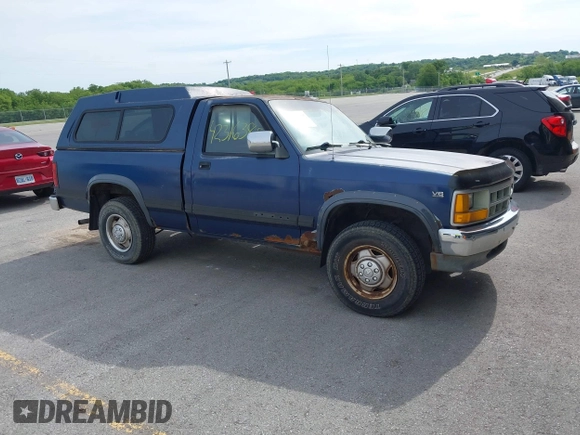 1991 Dodge Dakota z VIN 1B7GG26X3MS259618, wystawiony jako IAAI lot #42316385 z przebiegiem 174 734 mil mil oraz . Historia ofert i sprzedaży dostępna na DreamBid. Obrazek 1.