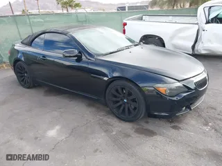 2007 BMW 6 Series 650i with VIN WBAEK13587CN82528, listed as a IAAI auction lot 41906164 with 150,234 mi miles. Bid and sale history available at carsss.com. Image 1.
