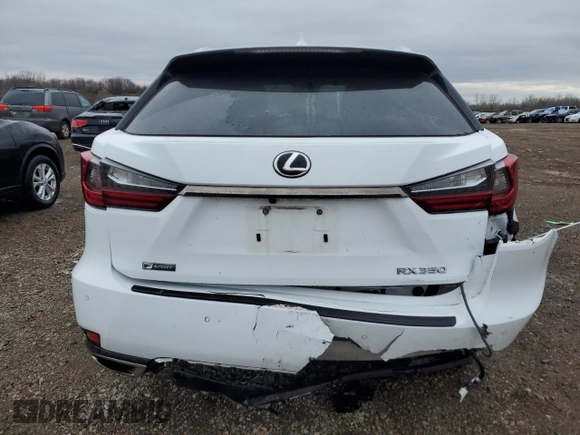 2021 Lexus RX 350 F Sport with VIN 2T2SZMDA4MC274060, listed as a Copart auction lot 51144745 with 49,332 mi miles and Salvage Title. Bid and sale history available at DreamBid. Image 6.