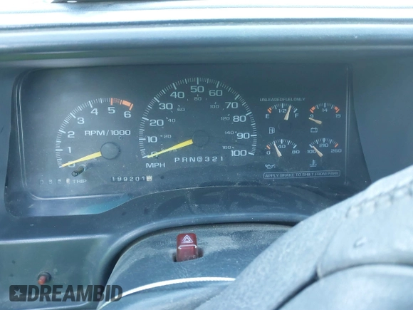 1996 Chevrolet Tahoe z VIN 1GNEK13R3TJ318572, wystawiony jako IAAI lot #41419555 z przebiegiem 199 201 mil mil oraz . Historia ofert i sprzedaży dostępna na DreamBid. Obrazek 7.