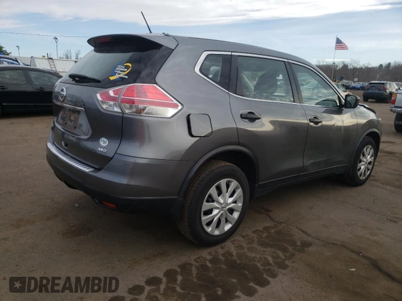 2016 Nissan Rogue S with VIN JN8AT2MVXGW134720, listed as a Copart auction lot 50911655 with 146,286 mi miles and Salvage Title. Bid and sale history available at carsss.com. Image 3.
