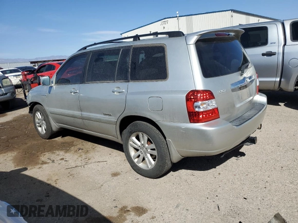 2007 Toyota Highlander Hybrid with VIN JTEGW21A570022789, listed as a Copart auction lot 48787285 with 132,054 mi miles and Salvage Title. Bid and sale history available at carsss.com. Image 2.