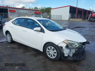 2016 Toyota Corolla L with VIN 2T1BURHE0GC641909, listed as a IAAI auction lot 42583396 with 124,790 mi miles and . Bid and sale history available at DreamBid. Image 1.