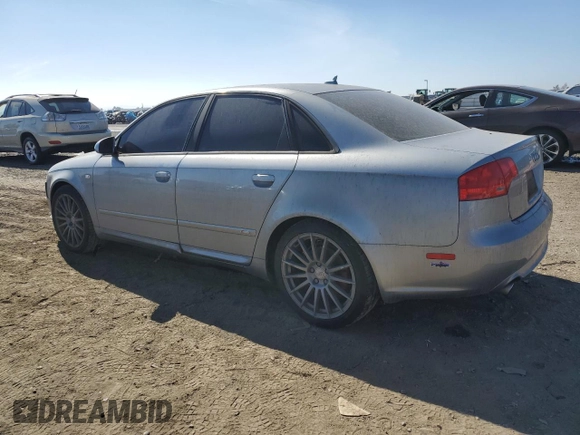2007 Audi A4 2.0T with VIN WAUBF78E97A038568, listed as a Copart auction lot 77959884 with 227,348 mi miles and Clean Title. Bid and sale history available at carsss.com. Image 2.