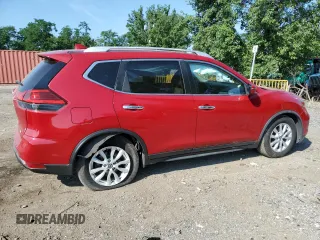 2017 Nissan Rogue SV with VIN JN8AT2MT3HW131089, listed as a Copart auction lot 62991255 with 89,213 mi miles and Salvage title. Bid and sale history available at DreamBid. Image 3.