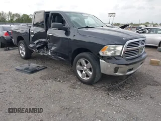 2015 Ram 1500 Big Horn with VIN 1C6RR7LT1FS777951, listed as a IAAI auction lot 41932124 with 177,382 mi miles. Bid and sale history available at carsss.com. Image 1.