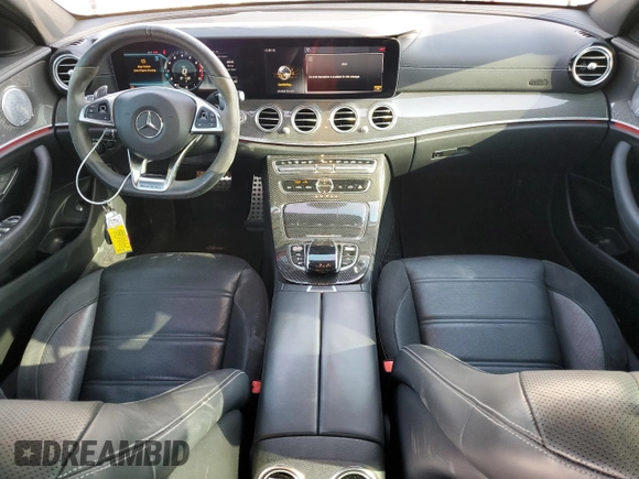 2018 Mercedes-Benz E-Class AMG E 43 with VIN WDDZF6EB8JA486688, listed as a Copart auction lot 45747235 with 0 mi miles and Salvage Title. Bid and sale history available at carsss.com. Image 8.