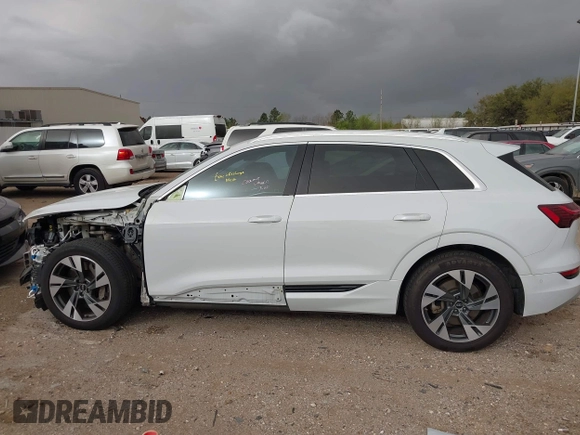 2022 Audi e-tron Premium Plus with VIN WA1LAAGE6NB033284, listed as a IAAI auction lot 41784457 with 30,964 mi miles and . Bid and sale history available at DreamBid. Image 15.