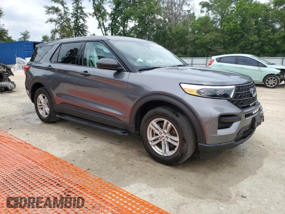 2022 Ford Explorer with VIN 1FMSK8BHXNGA30749, listed as a Copart auction lot 53938235 with 51,212 mi miles and Non repairable. Bid and sale history available at DreamBid. Image 4.