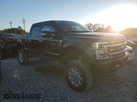 2021 Ford Super Duty F-250 SRW XL with VIN 1FT7W2BTXMED76648, listed as a Copart auction lot 47585975 with 96,454 mi miles and Salvage Title. Bid and sale history available at carsss.com. Image 4.