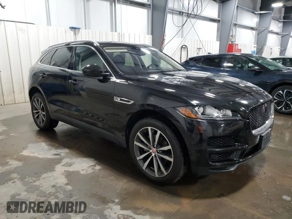 2019 Jaguar F-Pace 25t Prestige with VIN SADCK2FX0KA352021, listed as a Copart auction lot 50015475 with 69,786 mi miles and Salvage Title. Bid and sale history available at DreamBid. Image 4.