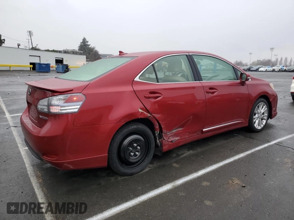 2010 Lexus HS 250h with VIN JTHBB1BA6A2029439, listed as a Copart auction lot 86409444 with 147,194 mi miles and Salvage Title. Bid and sale history available at DreamBid. Image 3.