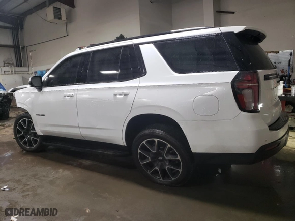 2023 Chevrolet Tahoe RST with VIN 1GNSKRKD9PR557106, listed as a Copart auction lot 89154225 with 8,197 mi miles and Salvage Title. Bid and sale history available at carsss.com. Image 2.