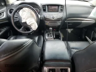 2015 Infiniti QX60 with VIN 5N1AL0MMXFC542315, listed as a Copart auction lot 51529225 with 128,459 mi miles and Salvage Title. Bid and sale history available at carsss.com. Image 8.