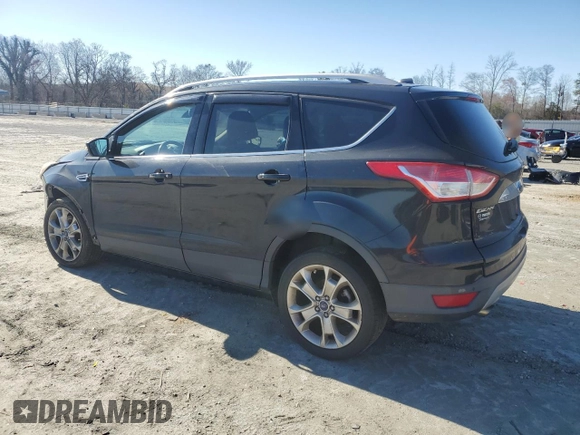 2014 Ford Escape Titanium with VIN 1FMCU9J9XEUC86597, listed as a Copart auction lot 45321355 with 142,278 mi miles and Salvage Title. Bid and sale history available at carsss.com. Image 2.