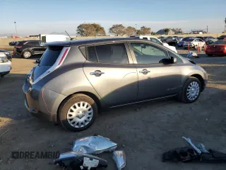 2016 Nissan LEAF SL with VIN 1N4BZ0CP7GC313004, listed as a Copart auction lot 43732005 with 81,574 mi miles and Salvage Title. Bid and sale history available at carsss.com. Image 3.