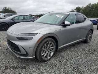 2024 Genesis GV60 Advanced with VIN KMUKCDSC7RU019114, listed as a Copart auction lot 73760654 with Not Provided miles and Non Repairable. Bid and sale history available at carsss.com. Image 1.
