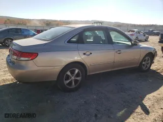2006 Hyundai Azera SE with VIN KMHFC46F16A070299, listed as a Copart auction lot 77347844 with 161,000 mi miles and Salvage Title. Bid and sale history available at carsss.com. Image 3.