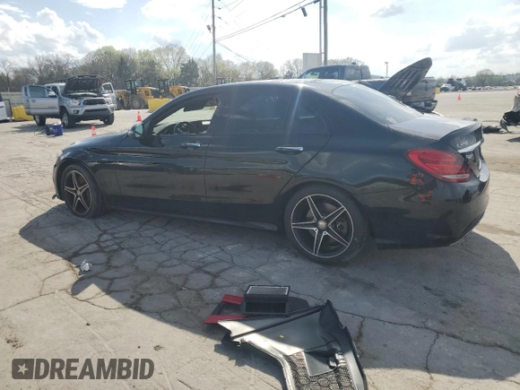 2016 Mercedes-Benz C 450 AMG with VIN 55SWF6EB1GU112905, listed as a Copart auction lot 51750185 with 70,084 mi miles and Clean Title. Bid and sale history available at carsss.com. Image 2.