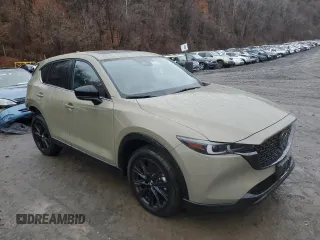 2024 Mazda CX-5 2.5 Carbon Turbo with VIN JM3KFBAY5R0419375, listed as a Copart auction lot 82000304 with 7,247 mi miles and Salvage Title. Bid and sale history available at carsss.com. Image 4.