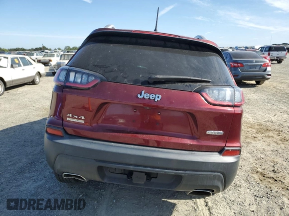 2019 Jeep Cherokee Latitude Plus with VIN 1C4PJMLN6KD174564, listed as a Copart auction lot 56365255 with 87,230 mi miles and Salvage title. Bid and sale history available at DreamBid. Image 6.
