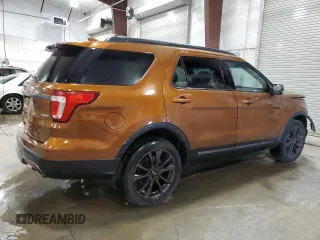 2017 Ford Explorer XLT with VIN 1FM5K8D84HGB45734, listed as a Copart auction lot 55063125 with 89,779 mi miles and Salvage Title. Bid and sale history available at carsss.com. Image 3.