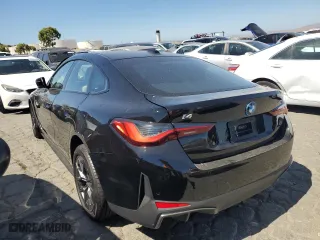 2023 BMW i4 eDrive35 with VIN WBY43AW07PFR25578, listed as a Copart auction lot 67667383 with 78 mi miles. Bid and sale history available at carsss.com. Image 2.