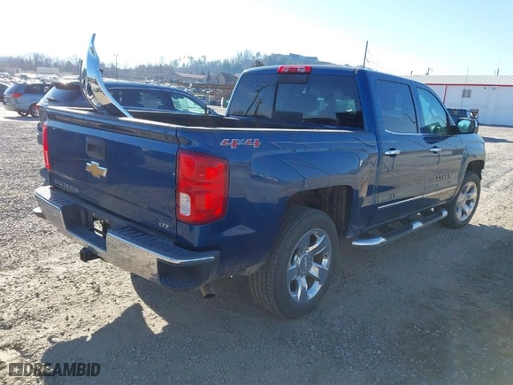 2017 Chevrolet Silverado 1500 LTZ with VIN 3GCUKSEC8HG134319, listed as a IAAI auction lot 41649117 with NaN miles. Bid and sale history available at carsss.com. Image 4.