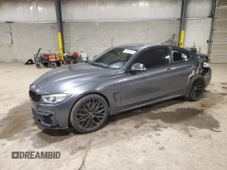 2016 BMW 4 Series 435i xDrive with VIN WBA3R5C51GK374555, listed as a Copart auction lot 85655814 with 90,515 mi miles and Salvage title. Bid and sale history available at DreamBid. Image 1.