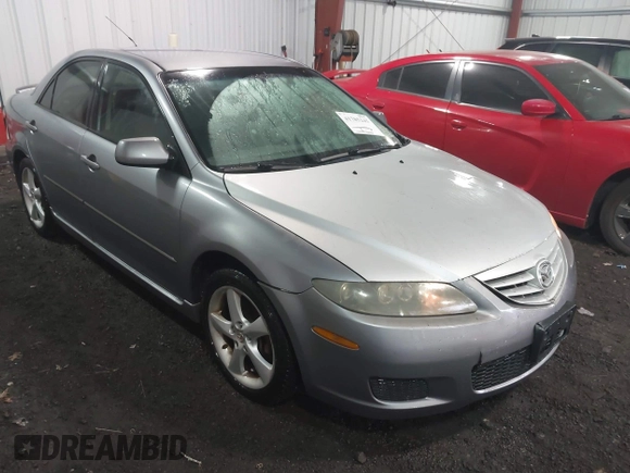 2008 Mazda 6 i Sport VE with VIN 1YVHP80C785M46761, listed as a IAAI auction lot 41785245 with 162,322 mi miles. Bid and sale history available at carsss.com. Image 1.