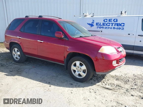 2006 Acura MDX with VIN 2HNYD18216H516630, listed as a IAAI auction lot 41757669 with 247,749 mi miles. Bid and sale history available at carsss.com. Image 1.