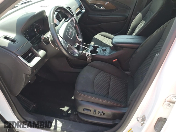2021 GMC Terrain SLE with VIN 3GKALMEV4ML322886, listed as a Copart auction lot 56887755 with 76,846 mi miles and Salvage title. Bid and sale history available at DreamBid. Image 7.
