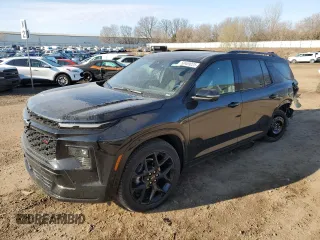 2024 Chevrolet Traverse AWD RS z VIN 1GNEVLKS9RJ166541, wystawiony jako Copart lot #50409225 z przebiegiem 8 356 mil mil oraz Szkoda całkowita • Salvage title. Historia ofert i sprzedaży dostępna na DreamBid. Obrazek 1.