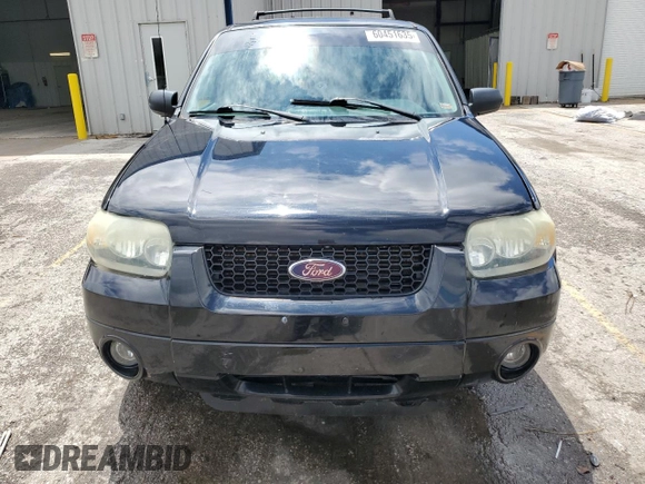 2005 Ford Escape Limited with VIN 1FMYU94145KE17773, listed as a Copart auction lot 60451635 with 181,098 mi miles and Salvage title. Bid and sale history available at DreamBid. Image 5.