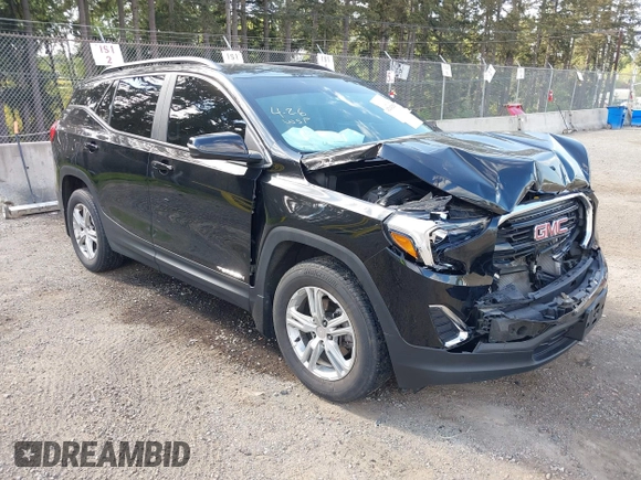 2021 GMC Terrain SLE with VIN 3GKALTEV5ML385795, listed as a IAAI auction lot 42142828 with 40,752 mi miles and . Bid and sale history available at carsss.com. Image 1.