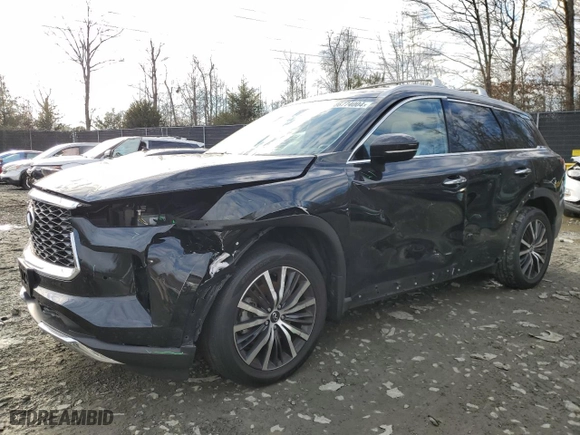 2022 Infiniti QX60 SENSORY with VIN 5N1DL1GS7NC339233, listed as a Copart auction lot 86774004 with 41,593 mi miles and Salvage Title. Bid and sale history available at carsss.com. Image 1.