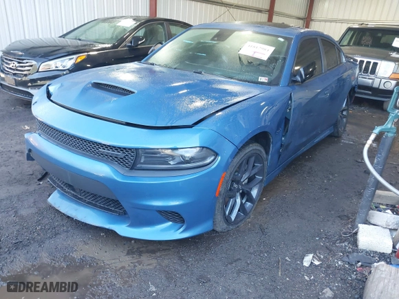 2023 Dodge Charger R/T with VIN 2C3CDXCT1PH519049, listed as a IAAI auction lot 41812984 with 27,225 mi miles. Bid and sale history available at carsss.com. Image 17.