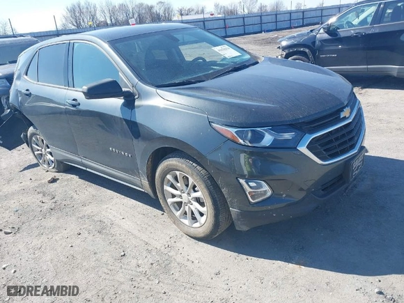 2019 Chevrolet Equinox LS with VIN 3GNAXHEV8KL123710, listed as a IAAI auction lot 41618354 with 42,932 mi miles. Bid and sale history available at carsss.com. Image 1.