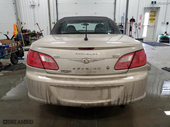 2009 Chrysler Sebring Touring with VIN 1C3LC55D49N568477, listed as a Copart auction lot 41987395 with 143,445 mi miles and Salvage Title. Bid and sale history available at carsss.com. Image 6.